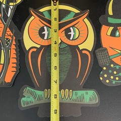 (4) NEW Bristle Creations Halloween Cutouts | Printed 2 Sides