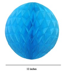 Colorful 12 Inches Tissue Paer Honeycomb Ball Party Decorations (3 Balls)