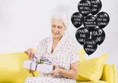 Funny Abusive Balloons | Fun Decoration for Adult Birthday Party (16 Pack)