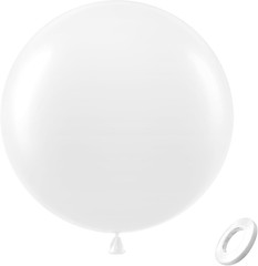 Pearl White Balloons 36 Inch – Pack Jumbo Ivory Balloons Large round Pearlesce