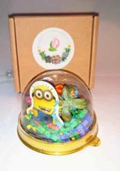 FANTASY MINION PARTY Favor Pods Mini Succulent Terrariums, Birthday Party 6