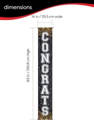 Graduation Hanging Banner Set 14” X 83” 2 Pc Set By Rubies