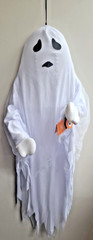 42″ Track Light and Sound Boohoo Ghost Halloween Decorative Prop White A1