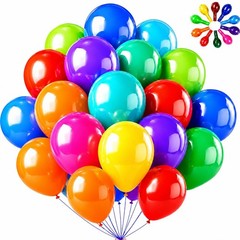 Tamodan 100 PCS Balloons (10 colors), 12 Inch Balloons Assorted Colors for Pa…
