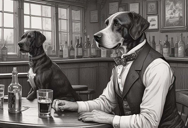 Dog In The Pub Artwork
