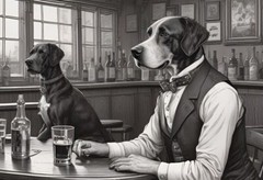 Dog In The Pub Artwork