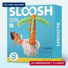 JOYIN 60″ Inflatable Palm Tree Cooler, Beach Theme Decor, Pool Party Decorations