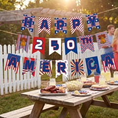 250th Anniversary Decorations 250 Year Anniversary Banner for Memorial Day| …