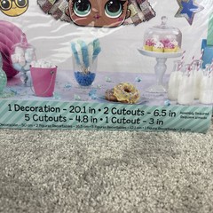 LOL Surprise Together 4 Eva! Wall Glitter Decorating Birthday Kit