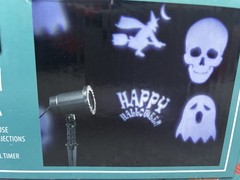 Halloween Decorations Props PARTY Projector lights timer switch NEW BOXED Ghost