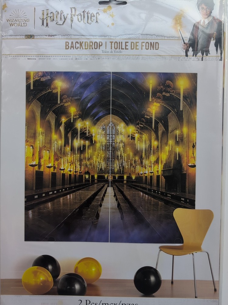 Backdrop Harry Potter Party Hogwarts Decoration