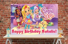 3×6 Sunny Days vinyl Birthday Banner