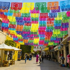 Heartome 10 Pack Mexican Banner 180 Ft Fiesta Decorations Cinco De Mayo Party