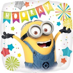 Descpicable Me Minions Stackers Party Supplies 9 pc Balloon Bouquet Decorations