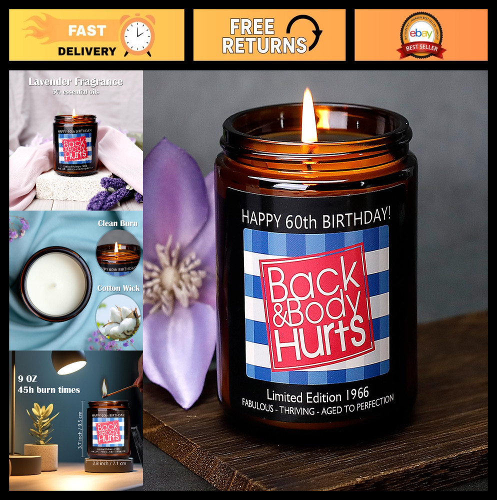60th Birthday Gifts & Decorations for Him & Her – Unique Ideas for Mom, Dad, Fri