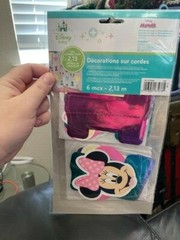 Minnie Mouse Fun to Be One 6 String Decoration 1st Birthday Party New!!!