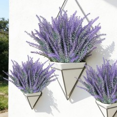 20 Bundles Artificial Lavender Flowers for Outdoors, UV Resistant Fake Plants…