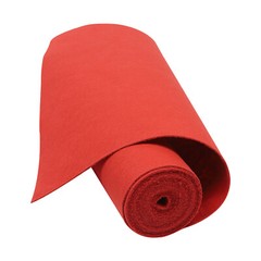 3??33Ft Red Carpet Runner Thickened Non-slip Runway Rug for Weddings Parties US