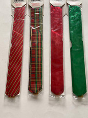 ( LOT OF 4 ) Berwick The Perfect Bow RED GREEN Zebra Striped 5-1/2″ craf bow NEW