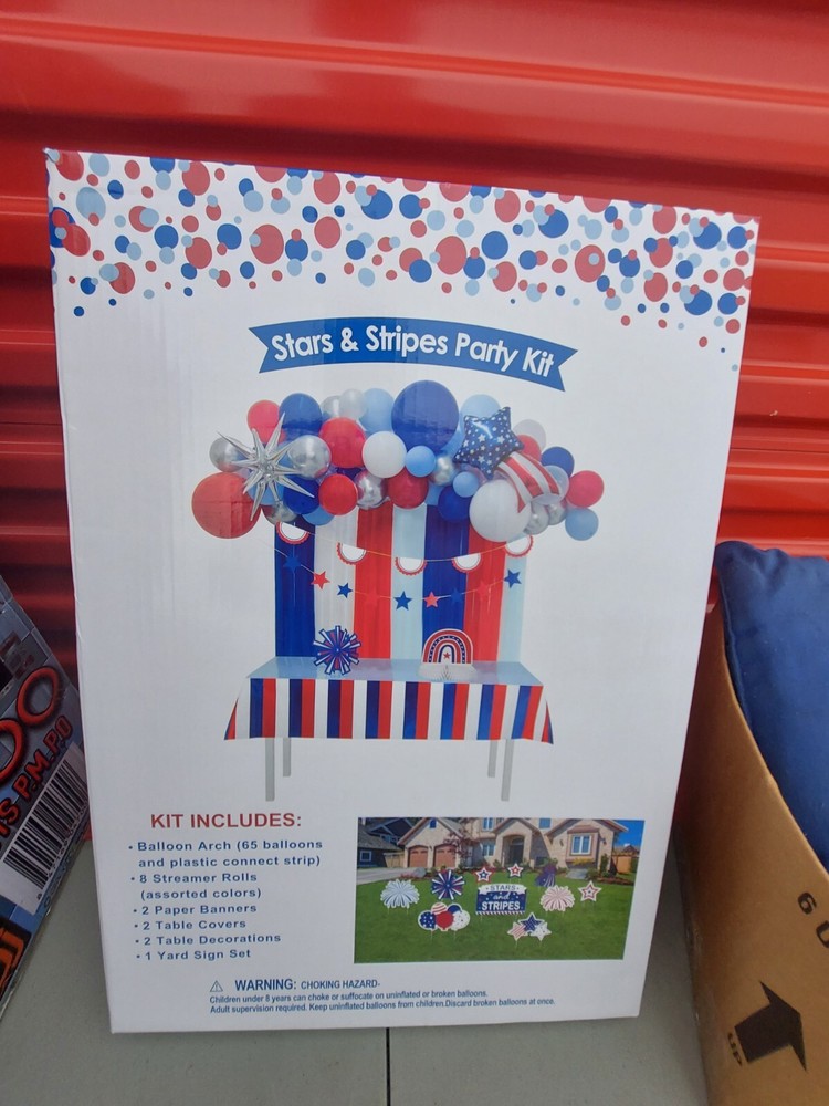 Stars And Stripes Party Kit – Complete Themed Decoration Bundle