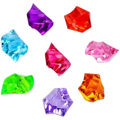 180Pcs Multicolor Acrylic Gems, Vase Fillers, Table Scatter, Wedding Decor