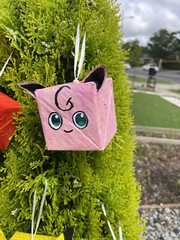 Handpainted Origami Pokemon Party decoration christmas birthday