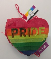 Pride Pinata LGBTQ Decoration Party Item New w/ Tag 4″
