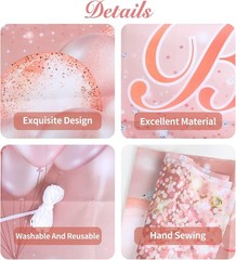 Charming 4x6ft Birthday Backdrop – Stunning Decor for Indoor & Outdoor Events