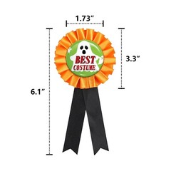 Halloween Costume Award Ribbon – Trick or Treat Contest Party Prize Decoratio…