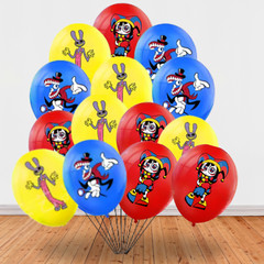 Amazing digital circus BALLOON Party Supplies birthday decoration cupcake topper