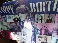 Taylor Swift Happy Birthday Party Banner Celebration Wall Hanging 5’x3’