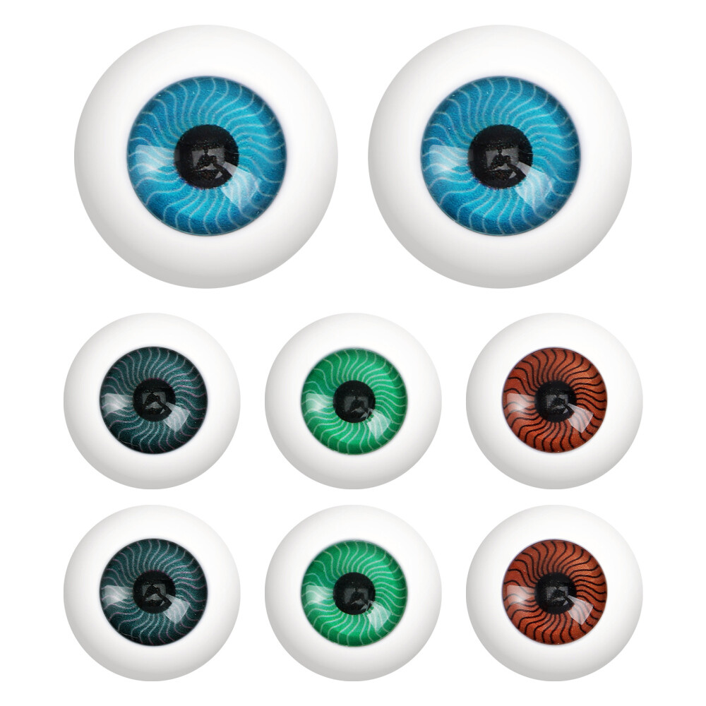 8 Hollow Halloween Eyeballs Horror Props Costume Mask Decorations Dolls Child