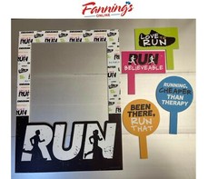 Opened Big Dot of Happiness Set the Pace Photo Booth Picture Frame & Props