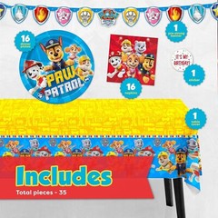 Unique Paw Patrol Birthday Decorations | Paw Patrol Party Supplies | With Paw
