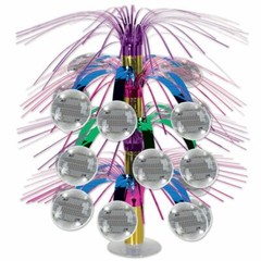 Disco Ball Cascade Centerpiece 18″ Foil 1970’s 70’s Tableware Party Decorations