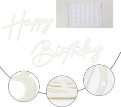 Happy Birthday Sign for Backdrop – Felt Happy Birthday Sign for Balloon Arch …