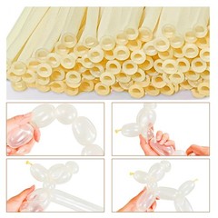 Clear 260 Latex Twisting Balloons Long Skinny for Animals 100Pcs Party