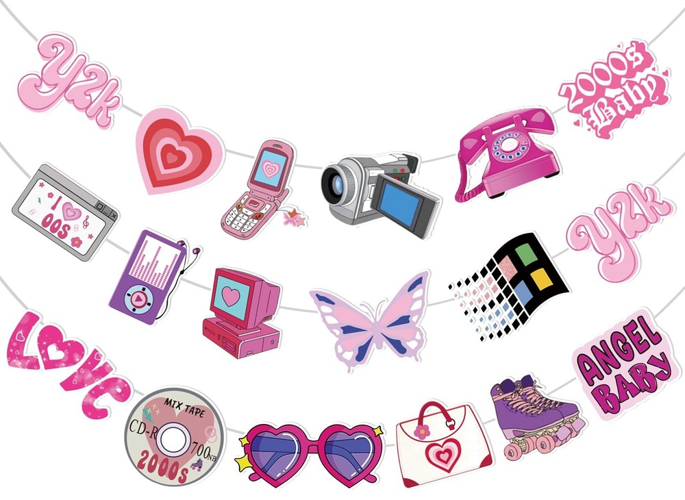Y2k Decor – 2000s Party Decorations Y2k Party Decorations Y2k Decorations Ear…