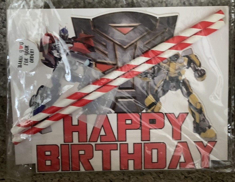 Transformers themed party decor & supplies