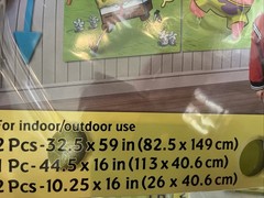 SpongeBob Square Pants Giant Scene Setter Wall Decorating Kit 5 Piece Set 6 Ft