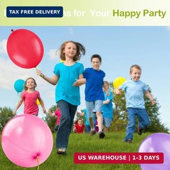 30pcs Punch Balloons for Kids, Thickened Neon Punching Balloon, Large Heavy Duty