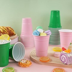 Charming 50 Pcs Witch Party Cups – 16 Oz Leak-Proof for Spooky Celebrations