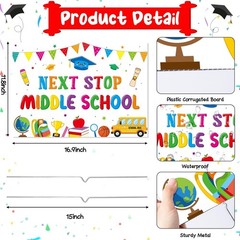 Celebrate with Style: 5th Grade Graduation Yard Sign – Next Stop Middle School!