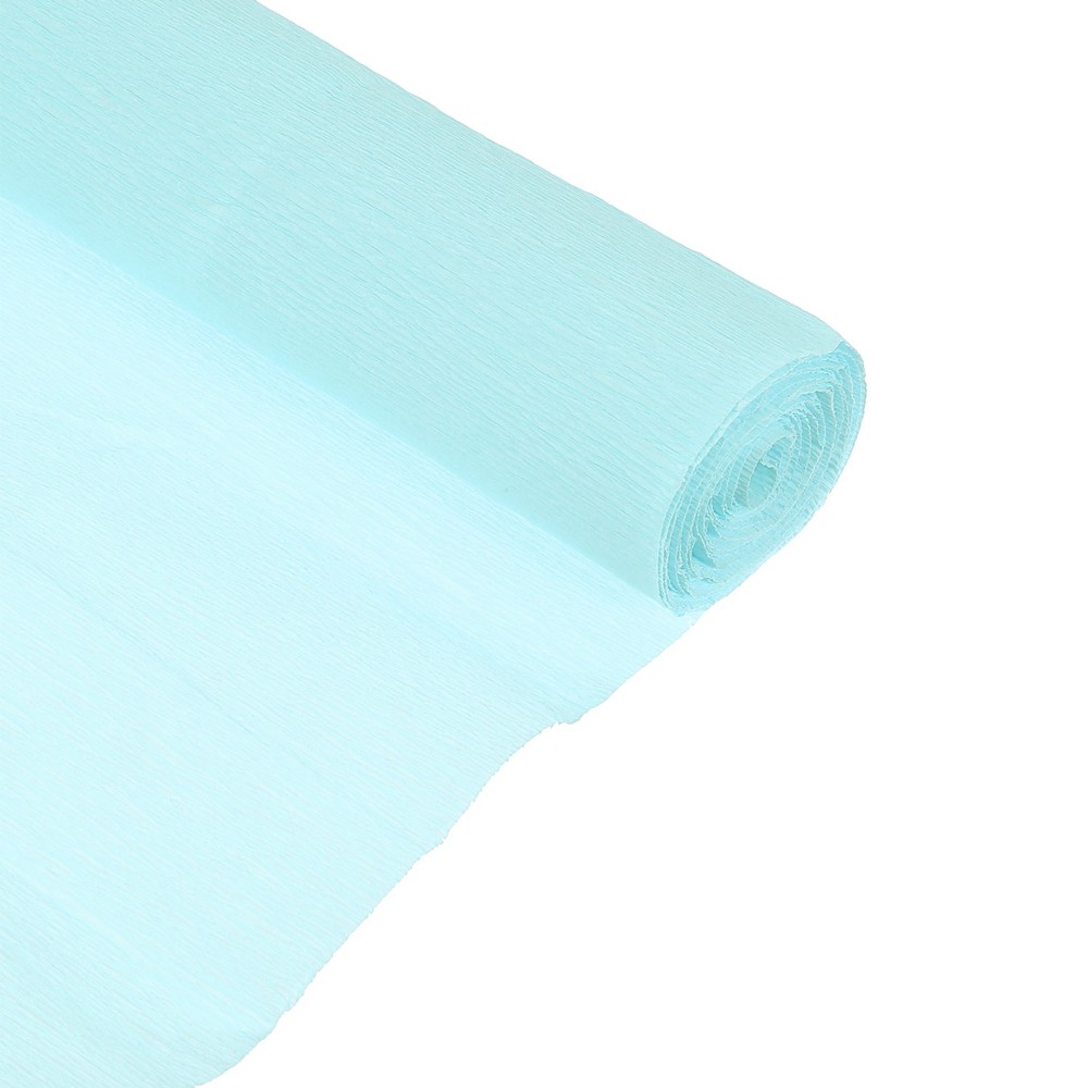 Crepe Paper Roll 8.2ft Long 10 Inch Wide for Wedding Decoration,Sky Blue
