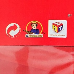 Amscan Fire Fighter Dept Truck Fireman SAM Happy Birthday Party Foil Banner 5 Yd