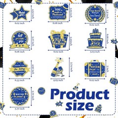 30 PCS We Appreciate You Decorations Navy Blue Gold Employee Centerpieces