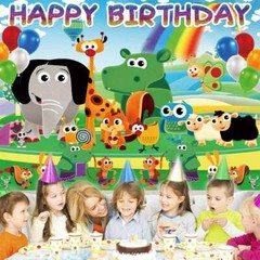 Tiny Bunch Baby TV Party Supplies Party Decor Backdrop Banner Background 7x5ft
