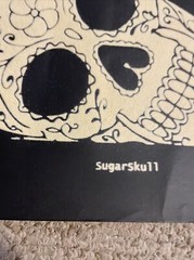 Sugar Skull Flocked Heavy Paper Banner 30″ by 102″