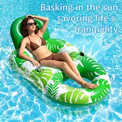 FindUWill 2 Pack Inflatable Pool Floats Adult 65″x42″ Inflatable Pool Float L…