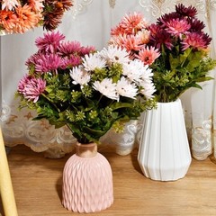 11-Piece Silk Chrysanthemum Flower Bouquet 41cm for Modern Interior Decoration